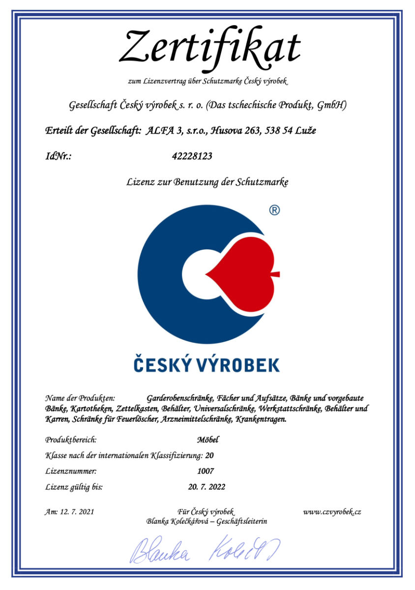 zertifikat