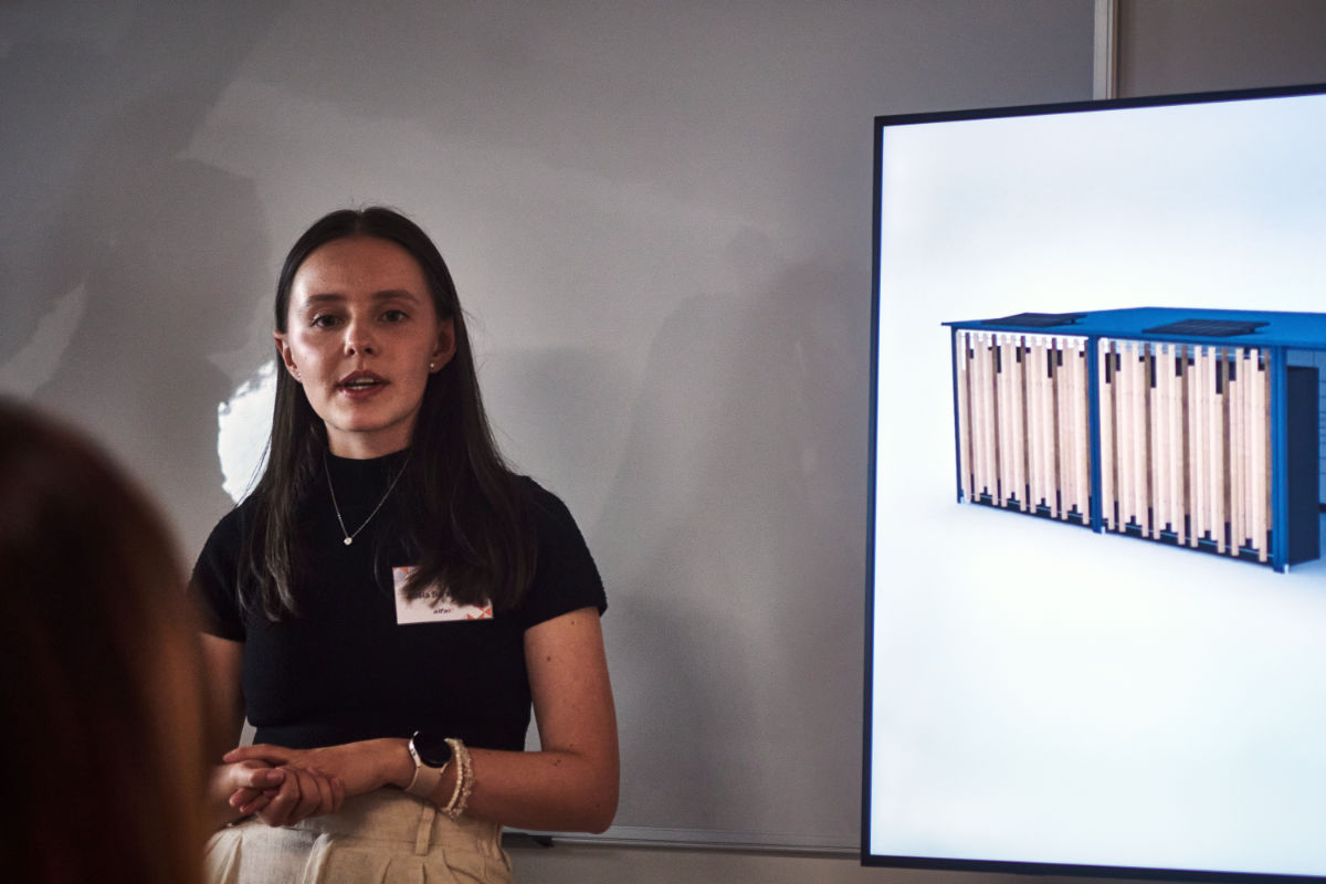 Adéla Barabášová, Gewinnerin der Kategorie Design von Zustell-Hubs