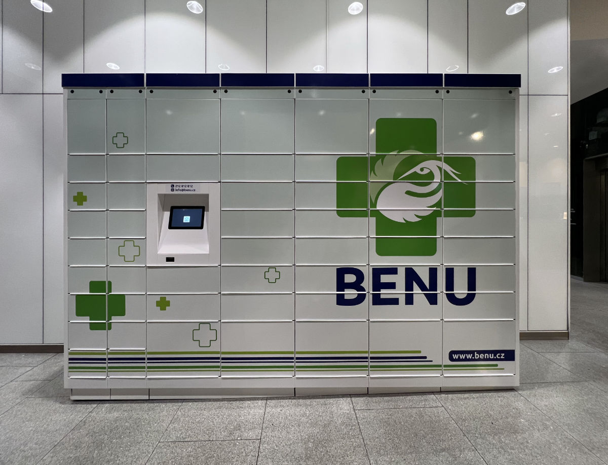 Lieferautomaten des Benu-Apothekennetzes Lieferautomaten des Benu-Apothekennetzes