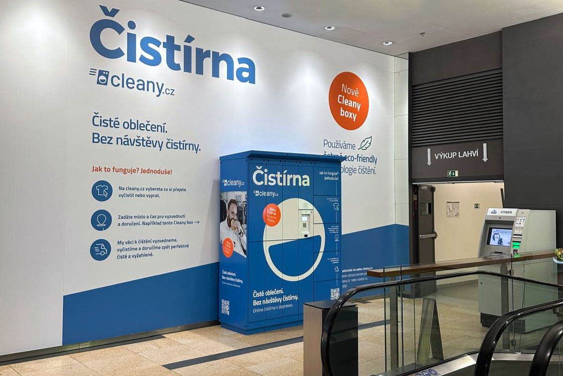 Cleany Boxen sind vollständig mit den Dienstleistungen von Cleany.cz kompatibel