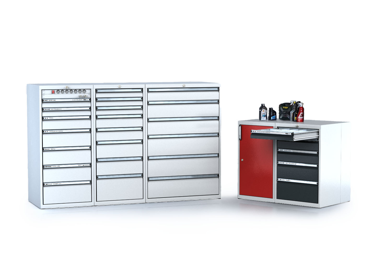 Metallmöbel - Schubladen-Werkstattcontainer
