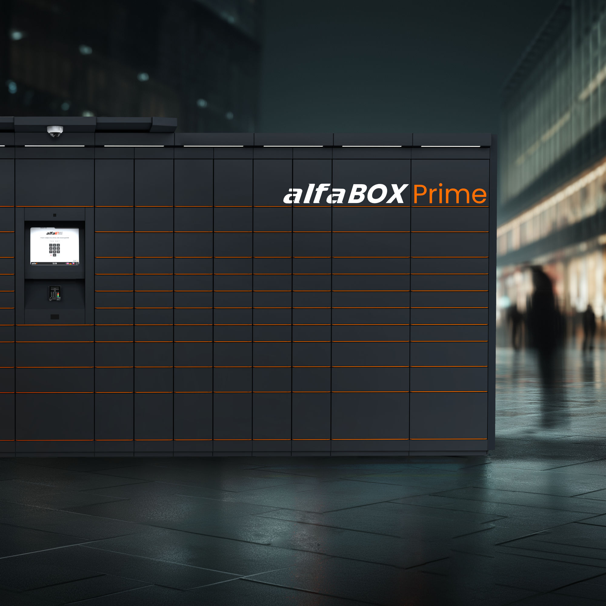 Modulares System der Paketstation alfaBOX Prime