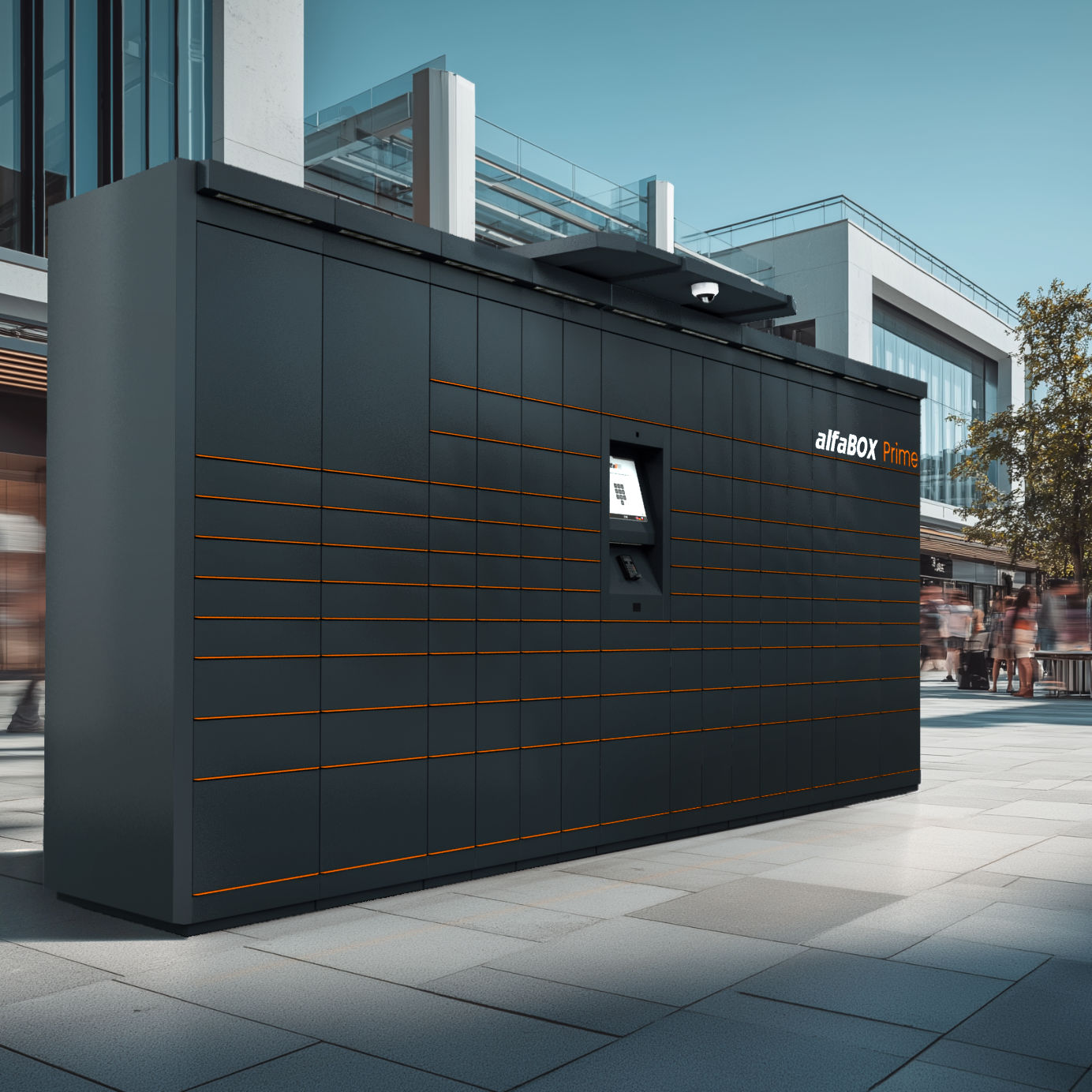 Professionelle Paketstation alfaBOX Prime