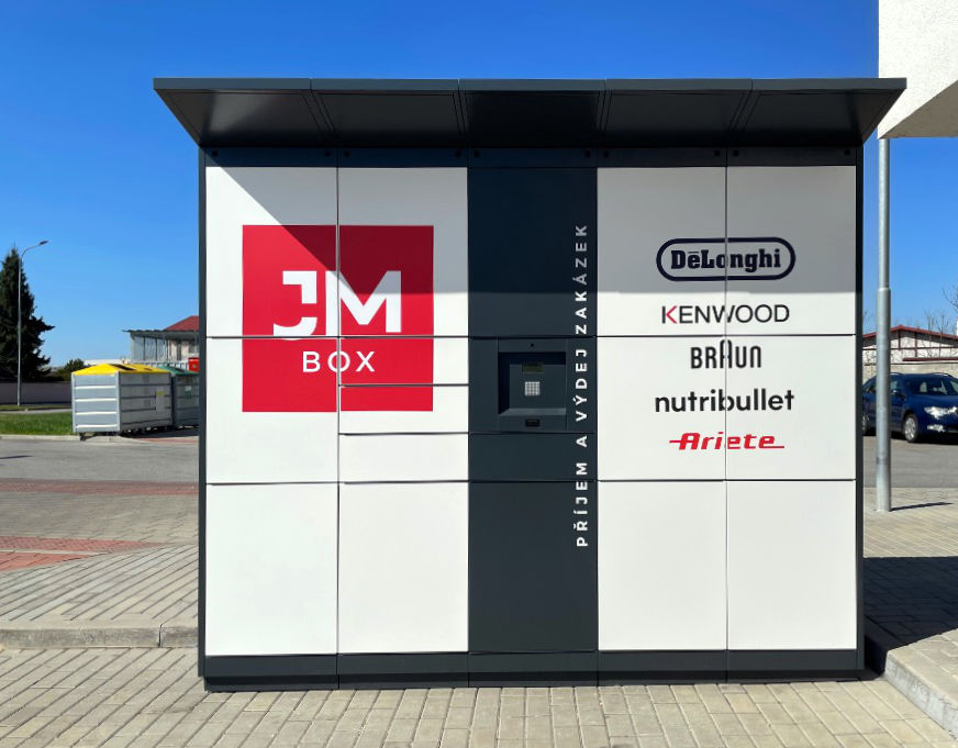 Kontaktloser Abholschrank der Firma JM Servis, s.r.o.