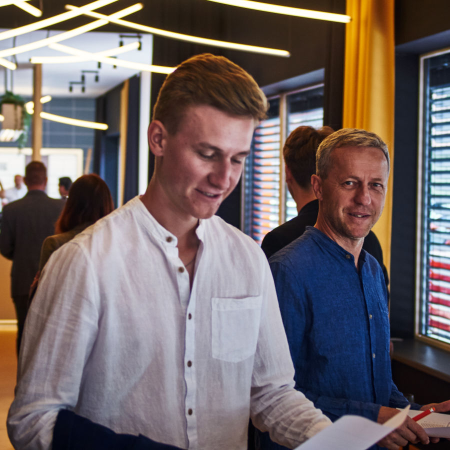 Sein Entwurf der Lieferbox begeisterte die Jury am meisten