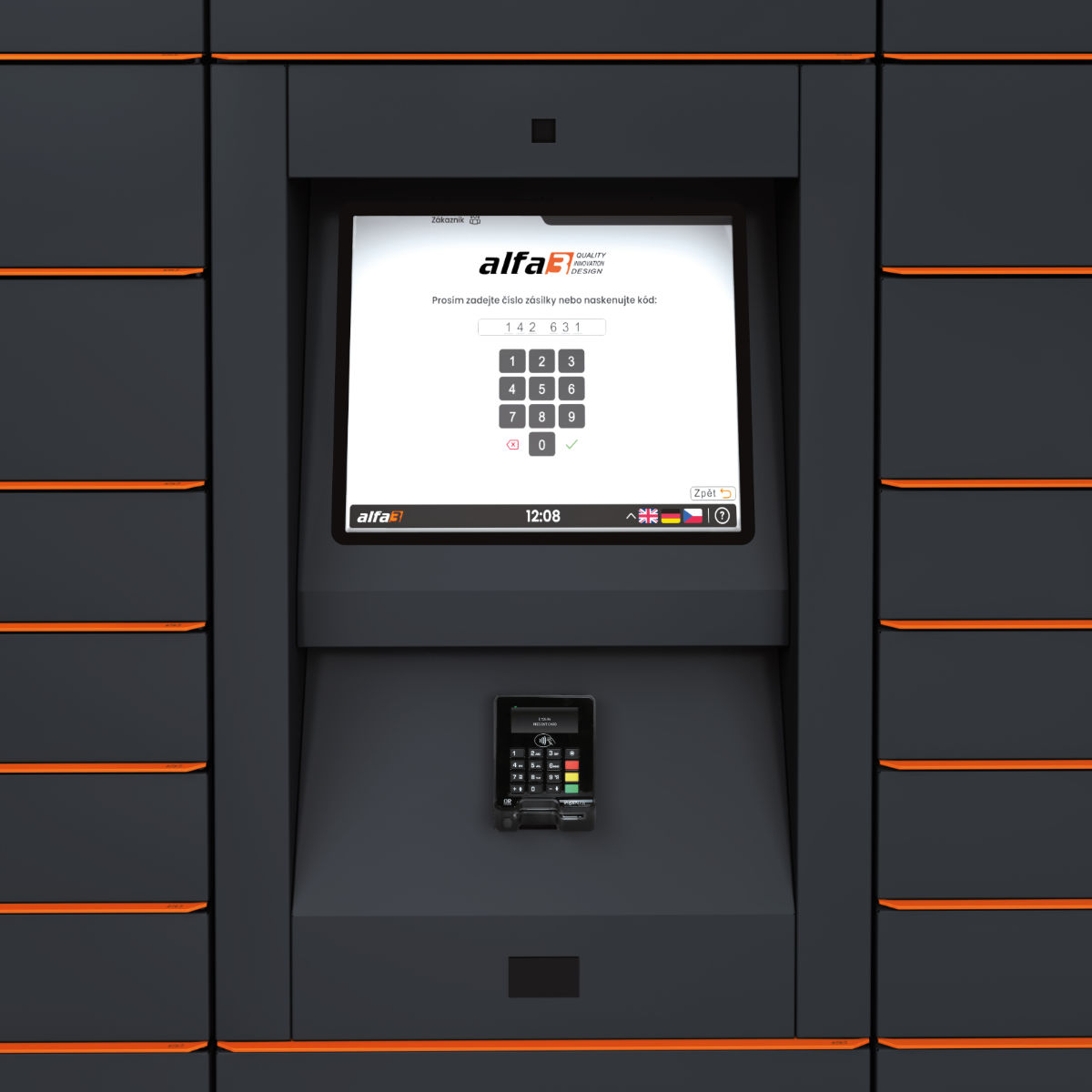 Zur Ausstattung gehört ein 10″- oder 15″-Touchdisplay mit hoher Auflösung Zur Ausstattung gehört ein 10″- oder 15″-Touchdisplay mit hoher Auflösung