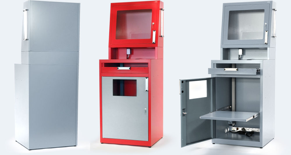 Computerschränke werden zur Platzierung des Computers