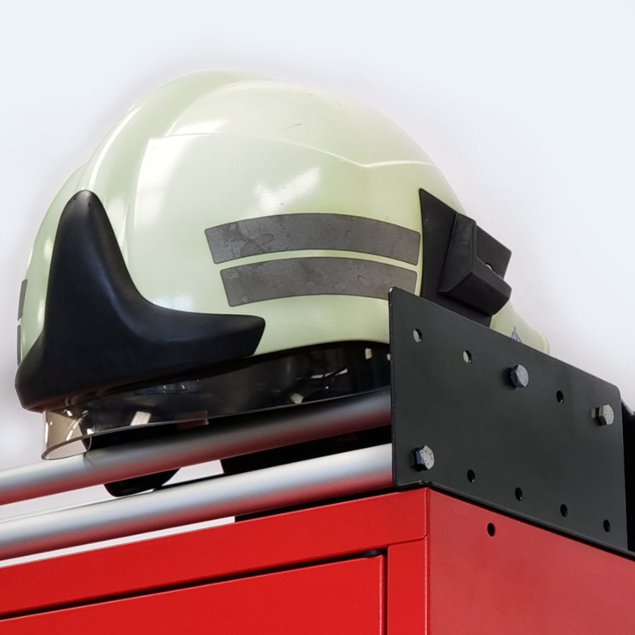 System zur Aufbewahrung von Feuerwehrhelmen