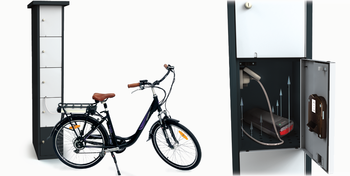Außenladeschrank für E-Bikes