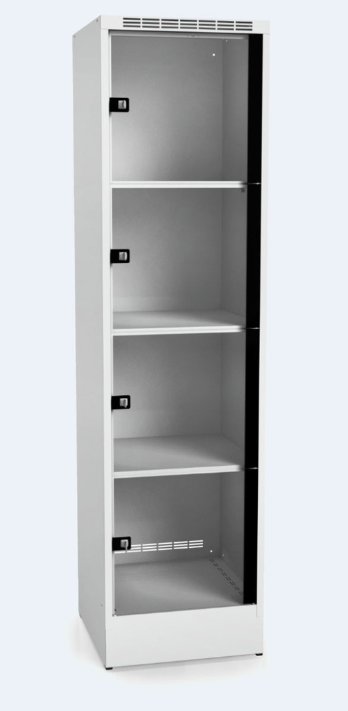  Schränke mit vier verglasten Türen 1920 x 500 x 500