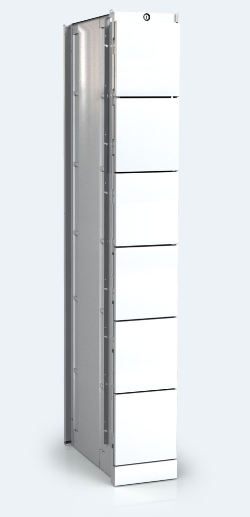 Boxeinheit für Packstation für Außenbereich, 6x Türen