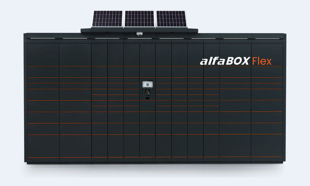 alfaBOX Flex – Solar-Paketstation der neuen Generation