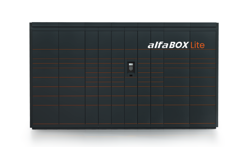 alfaBOX Lite – energiesparende Zustellstation mit Batteriebetrieb