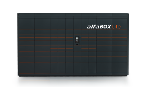 alfaBOX Lite – energiesparende Zustellstation mit Batteriebetrieb