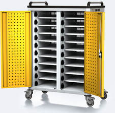 Tablet and notebook sync and charge trolleys 1340 x 915 x 540