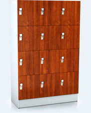 Premium  Schränke mit zwölf abschließbaren Fächern ALFORT DD 1920 x 1200 x 520