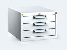 ESD - Unterbaublöcke UNI für Werkbänke 218 x 480 x 600 - 1x Schubladen