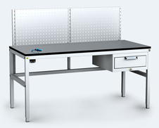 ESD - ALGERS Werkbank - 1220 - 1460 x 1600 x 700 - container - perfo