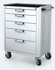 ESD - Werkstattwagen DVU 968 x 765 x 500 - standard - 5x Schubladen