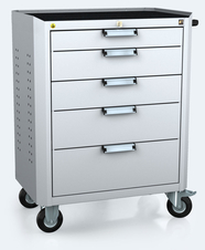ESD - Werkstattwagen DVU 968 x 765 x 500 - standard - 5x Schubladen