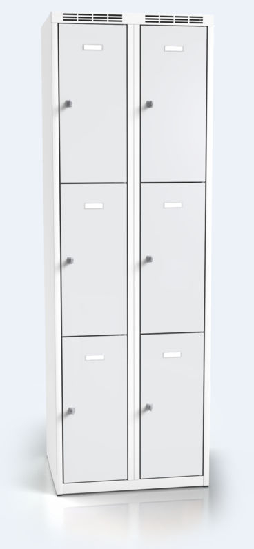 Kleiderschränke mit sechs abschließbaren Fächern ALDOP 1800 x 600 x 500
