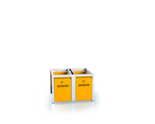 Sockel für der Kleiderschrank - mit Schubladen für das Schuhwerk 375 x 600 x 500