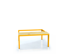 Vorbänk mit Fichtenlatten - Basisausführung 375 x 800 x 800