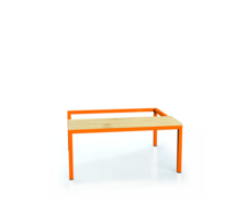 Vorbänk mit Fichtenlatten - Basisausführung 375 x 800 x 800