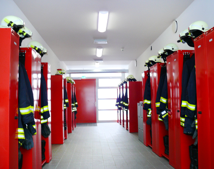 Umkleideräume für Feuerwehrleute Berthelsdorf